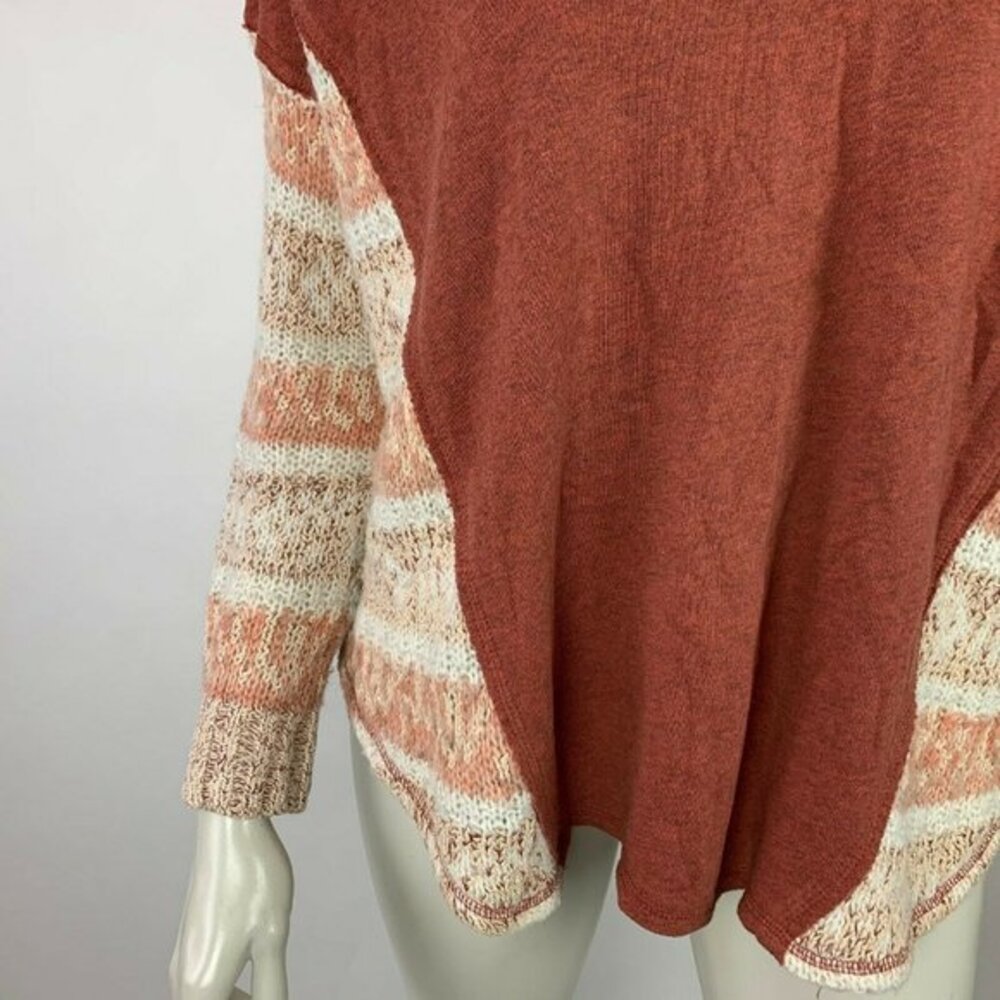 Free People Pullover Terri Knit Sleeve Crew Neck - Picture 5 of 10